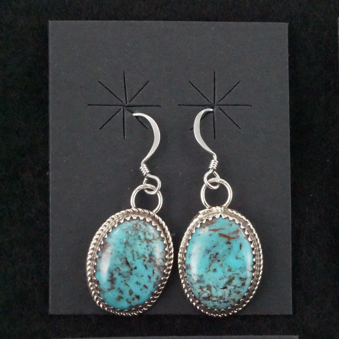 Ernest Hawthorne Turquoise & Sterling Silver Earrings