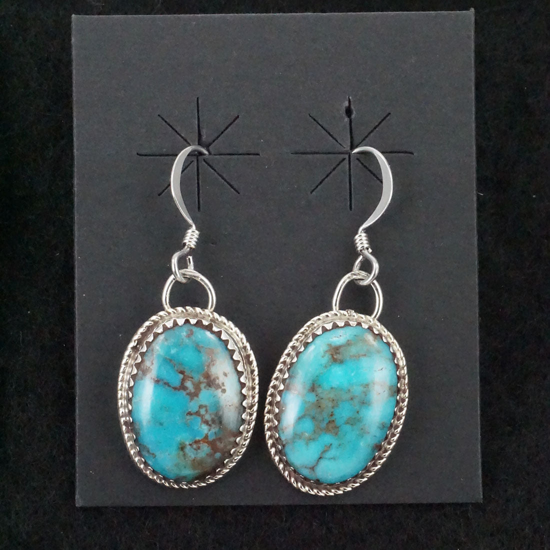 Ernest Hawthorne Turquoise & Sterling Silver Earrings