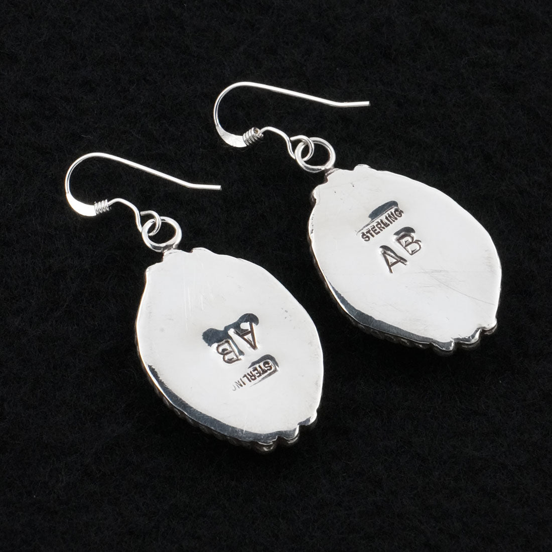 Antwone Brown Turquoise & Sterling Silver Earrings