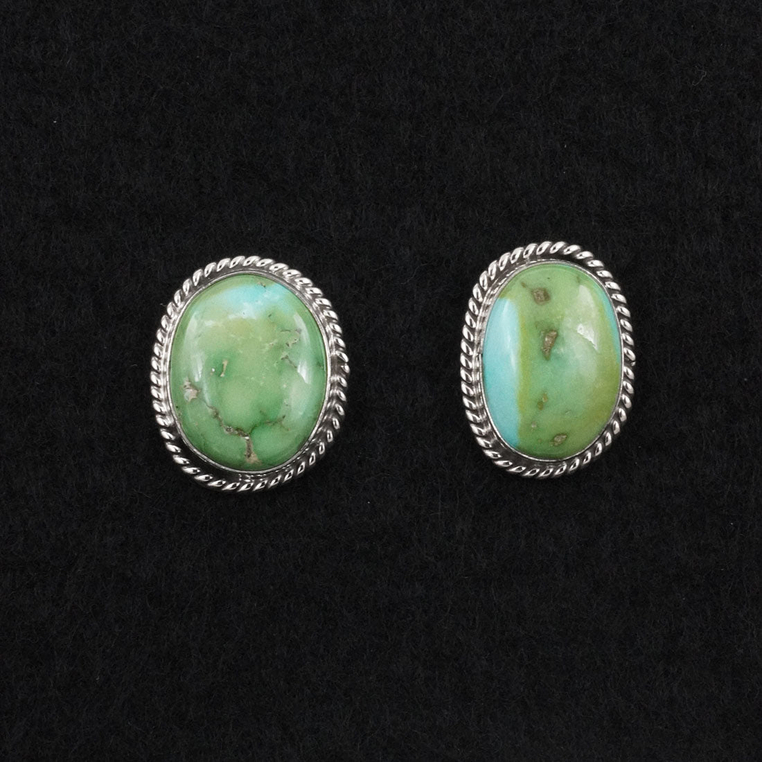 Eugene Gruber Turquoise & Sterling Silver Earrings