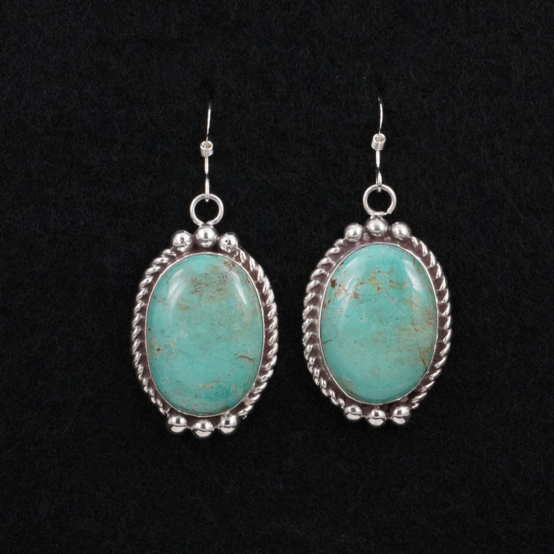 Antwone Brown Turquoise & Sterling Silver Earrings