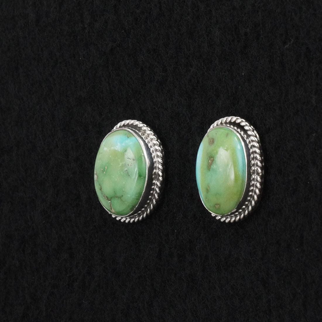 Eugene Gruber Turquoise & Sterling Silver Earrings