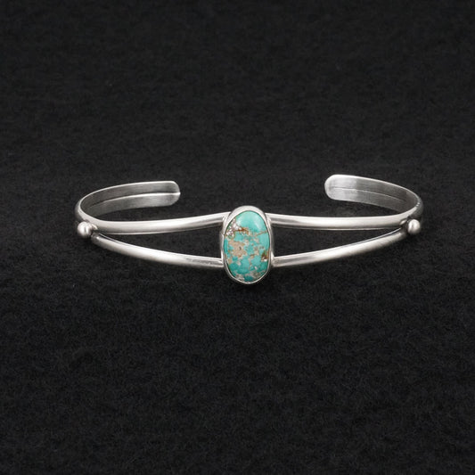 Rosemary Saunders Turquoise & Sterling Silver Bracelet