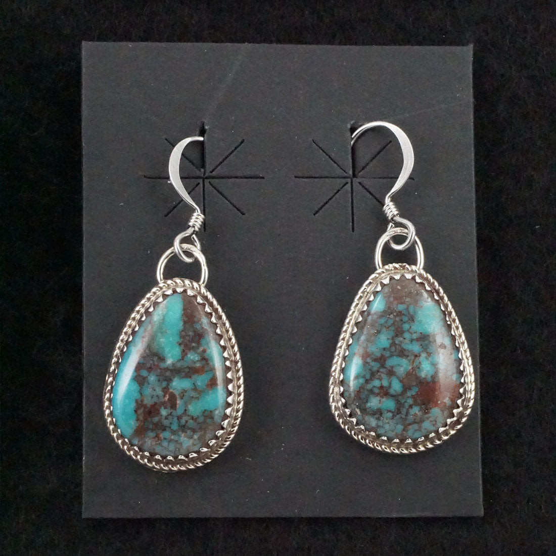 Ernest Hawthorne Turquoise & Sterling Silver Earrings