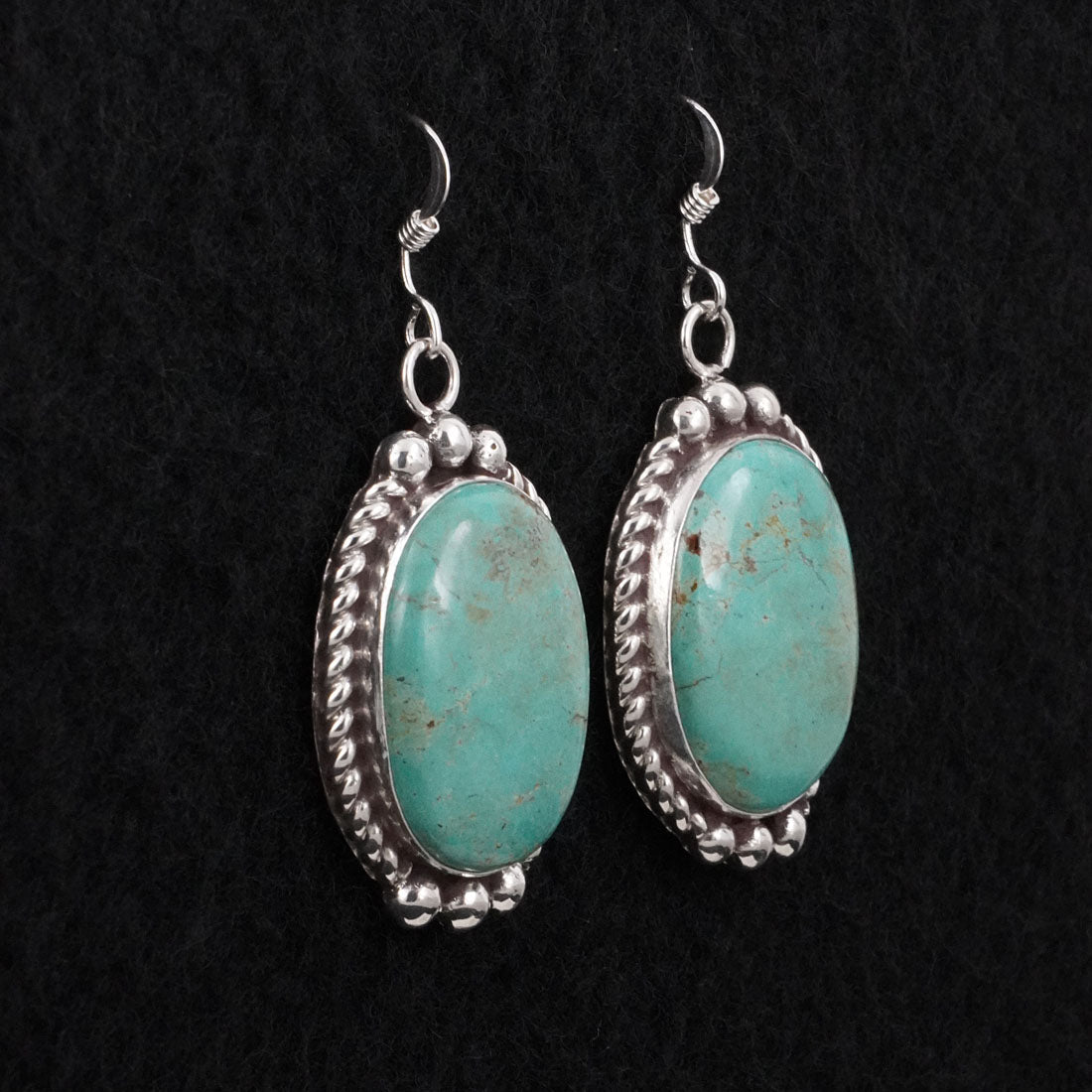 Antwone Brown Turquoise & Sterling Silver Earrings