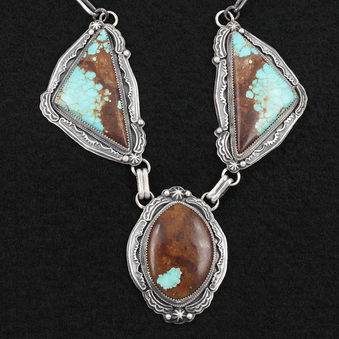 Randy Boyd Turquoise & Sterling Silver Necklace Set