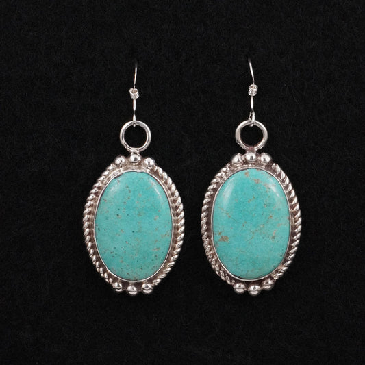 Antwone Brown Turquoise & Sterling Silver Earrings