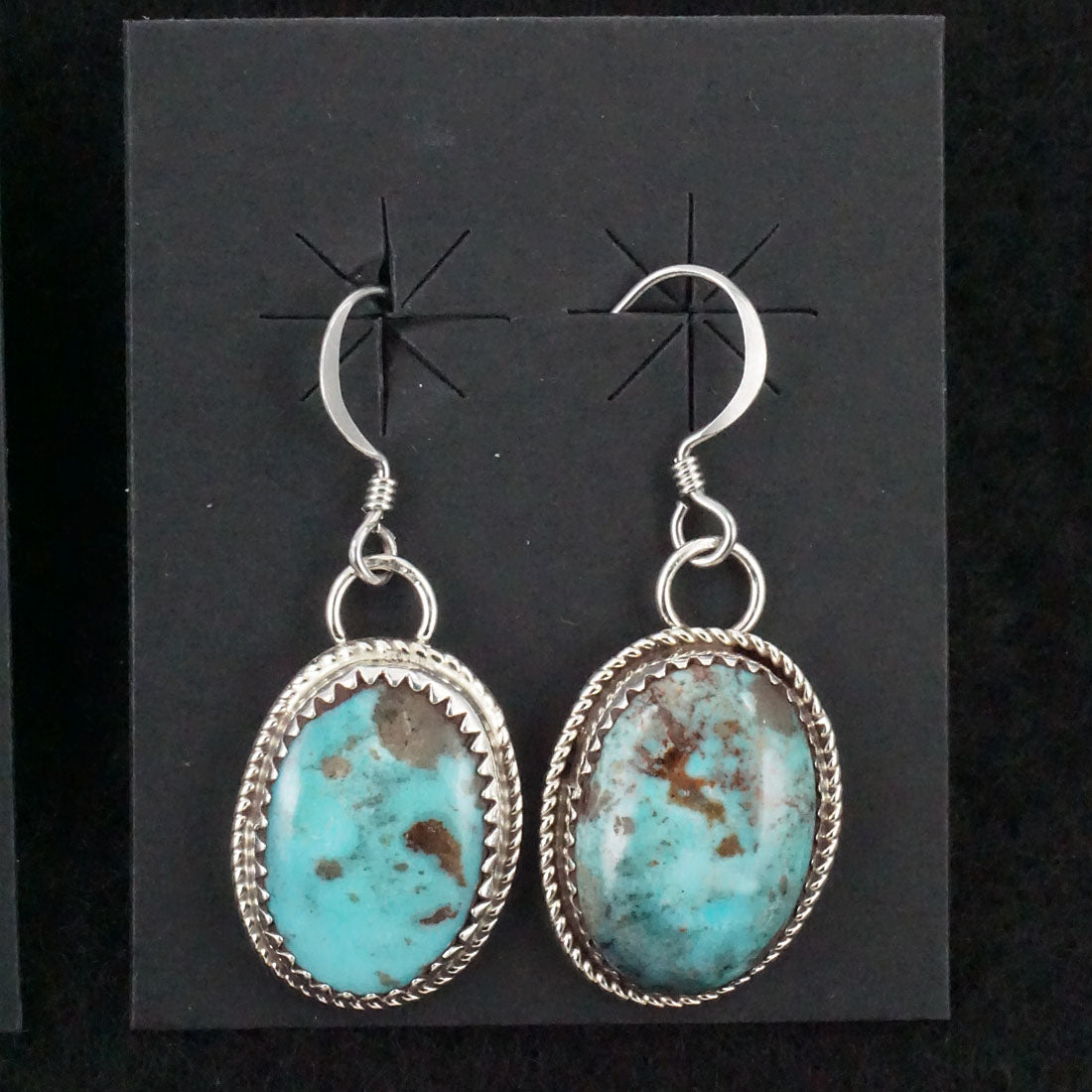 Ernest Hawthorne Turquoise & Sterling Silver Earrings