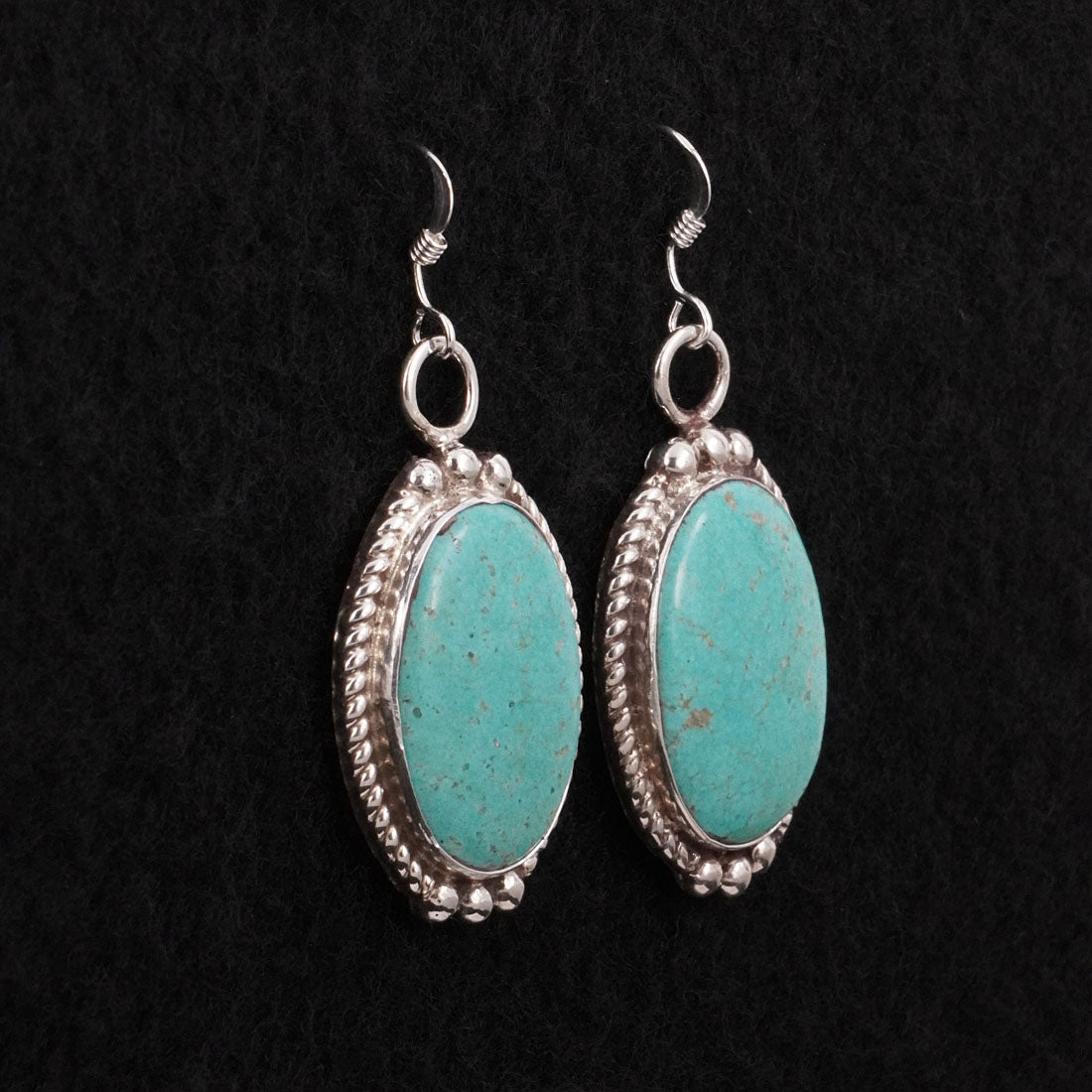 Antwone Brown Turquoise & Sterling Silver Earrings