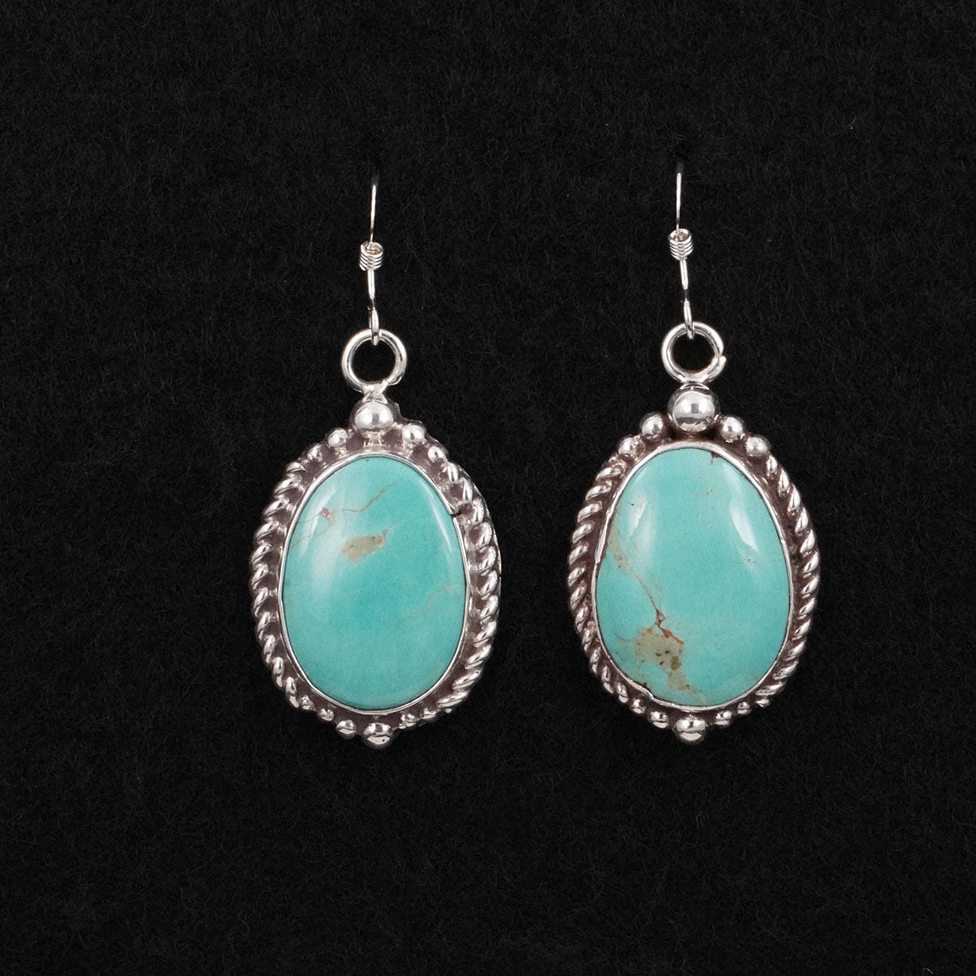 Antwone Brown Turquoise & Sterling Silver Earrings