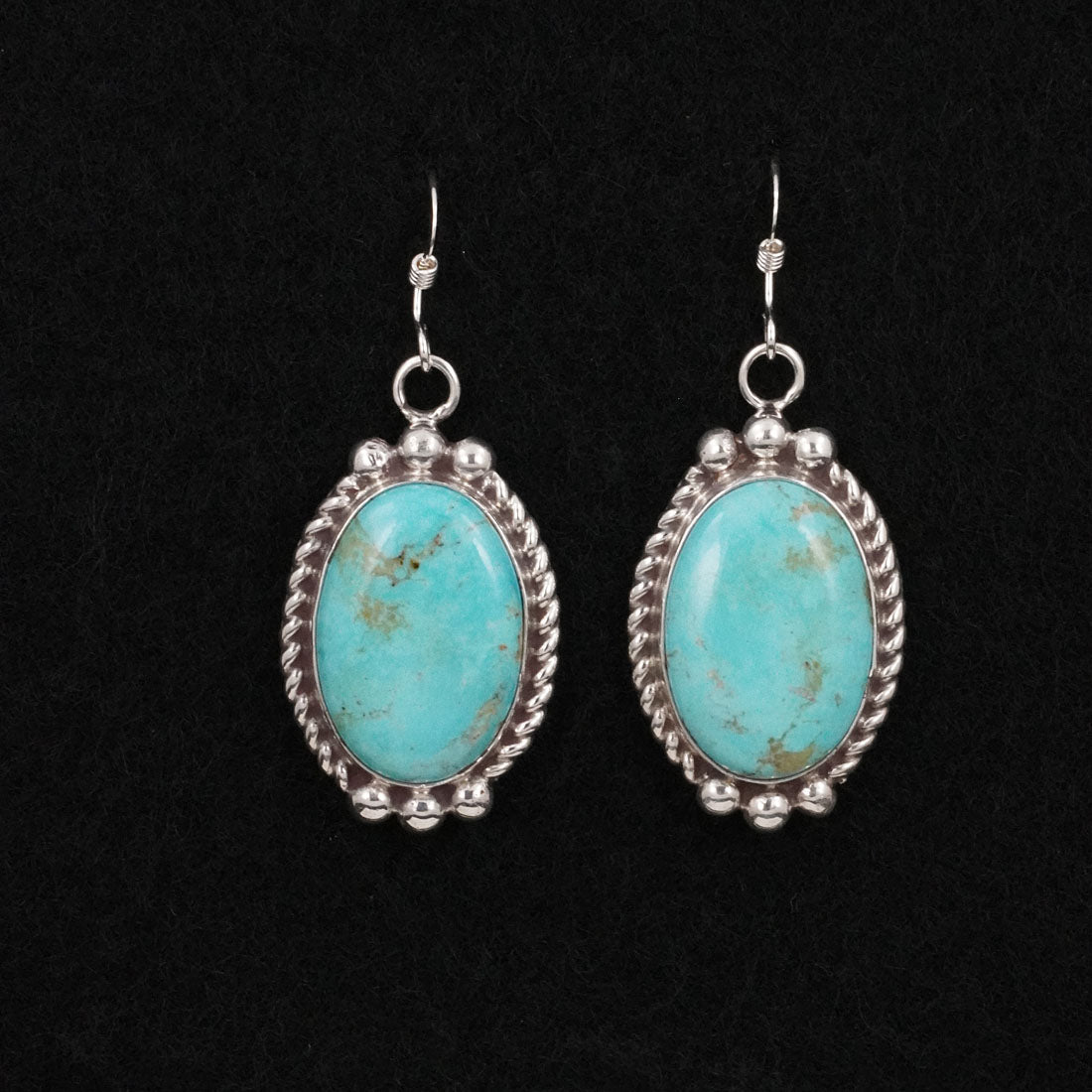 Antwone Brown Turquoise & Sterling Silver Earrings