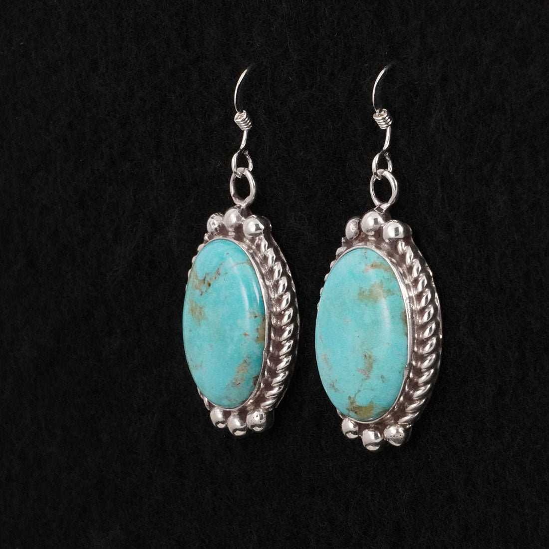 Antwone Brown Turquoise & Sterling Silver Earrings