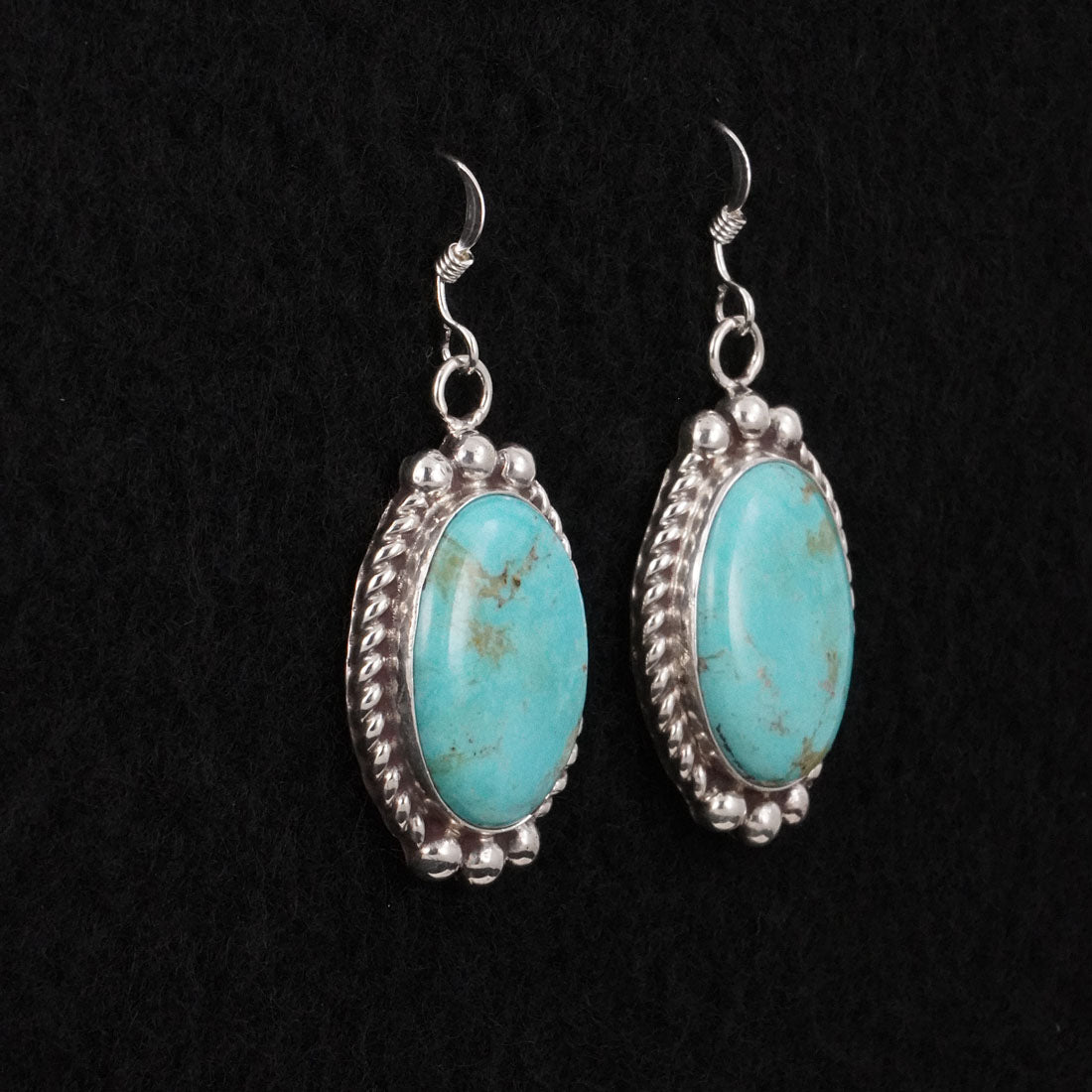 Antwone Brown Turquoise & Sterling Silver Earrings