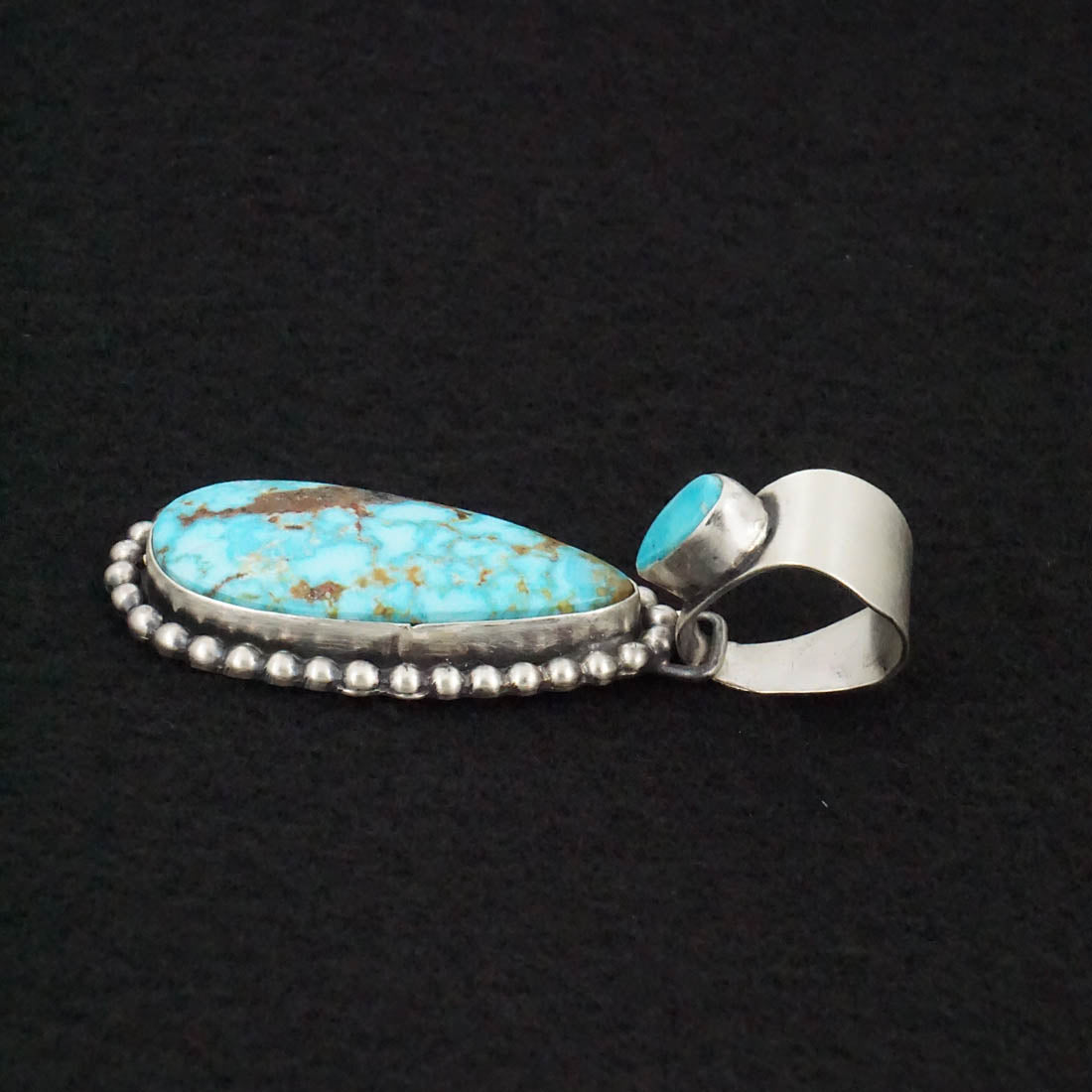 Bobby Johnson Turquoise & Sterling Silver Pendant