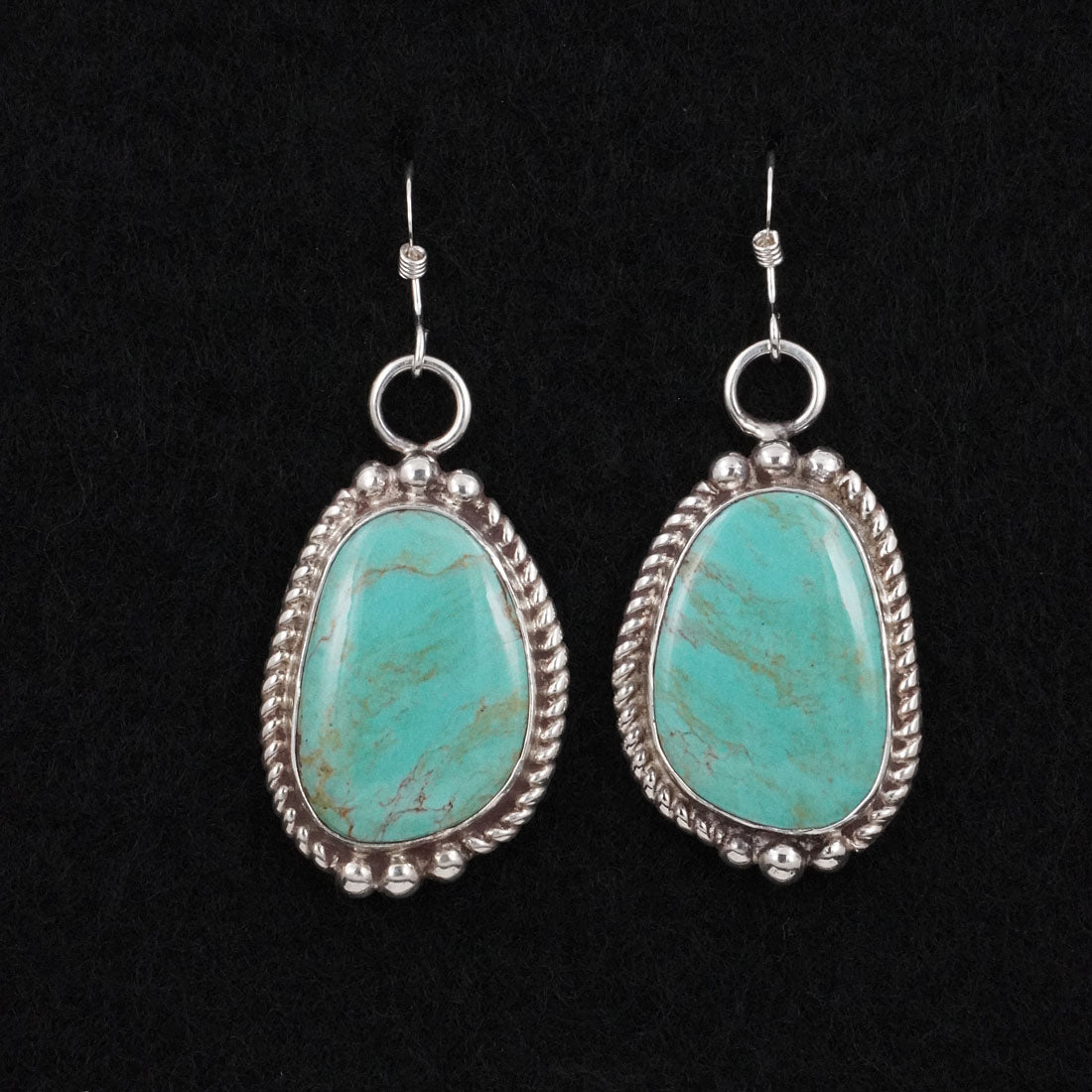 Antwone Brown Turquoise & Sterling Silver Earrings