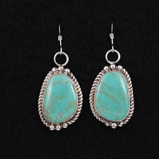 Antwone Brown Turquoise & Sterling Silver Earrings