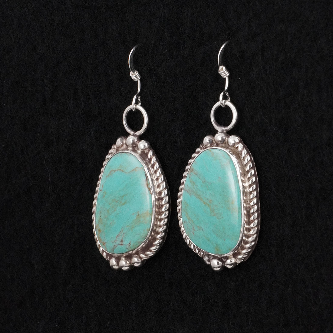 Antwone Brown Turquoise & Sterling Silver Earrings