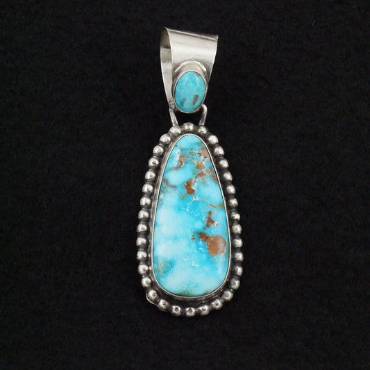 Bobby Johnson Turquoise & Sterling Silver Pendant