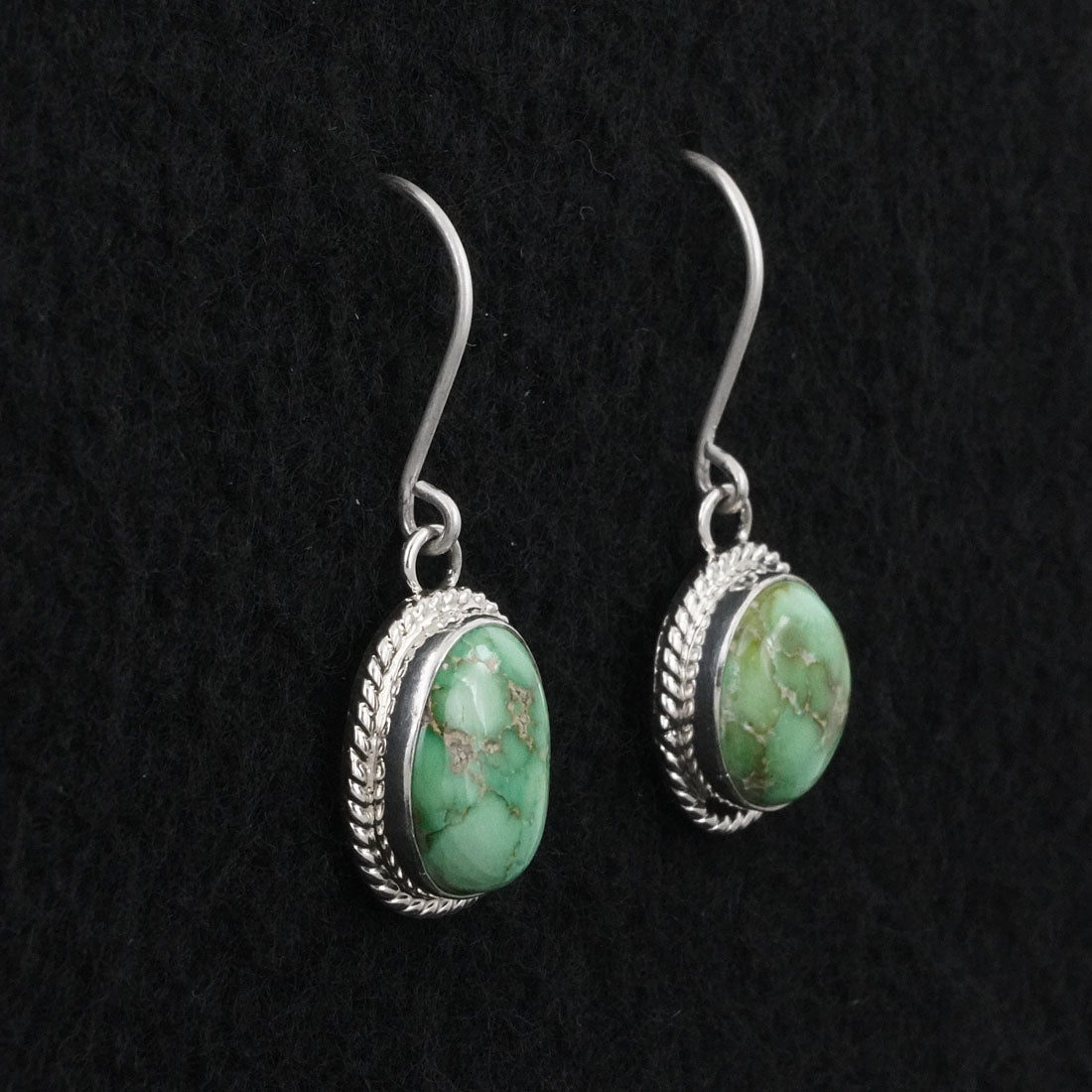 Eugene Gruber Turquoise & Sterling Silver Earrings