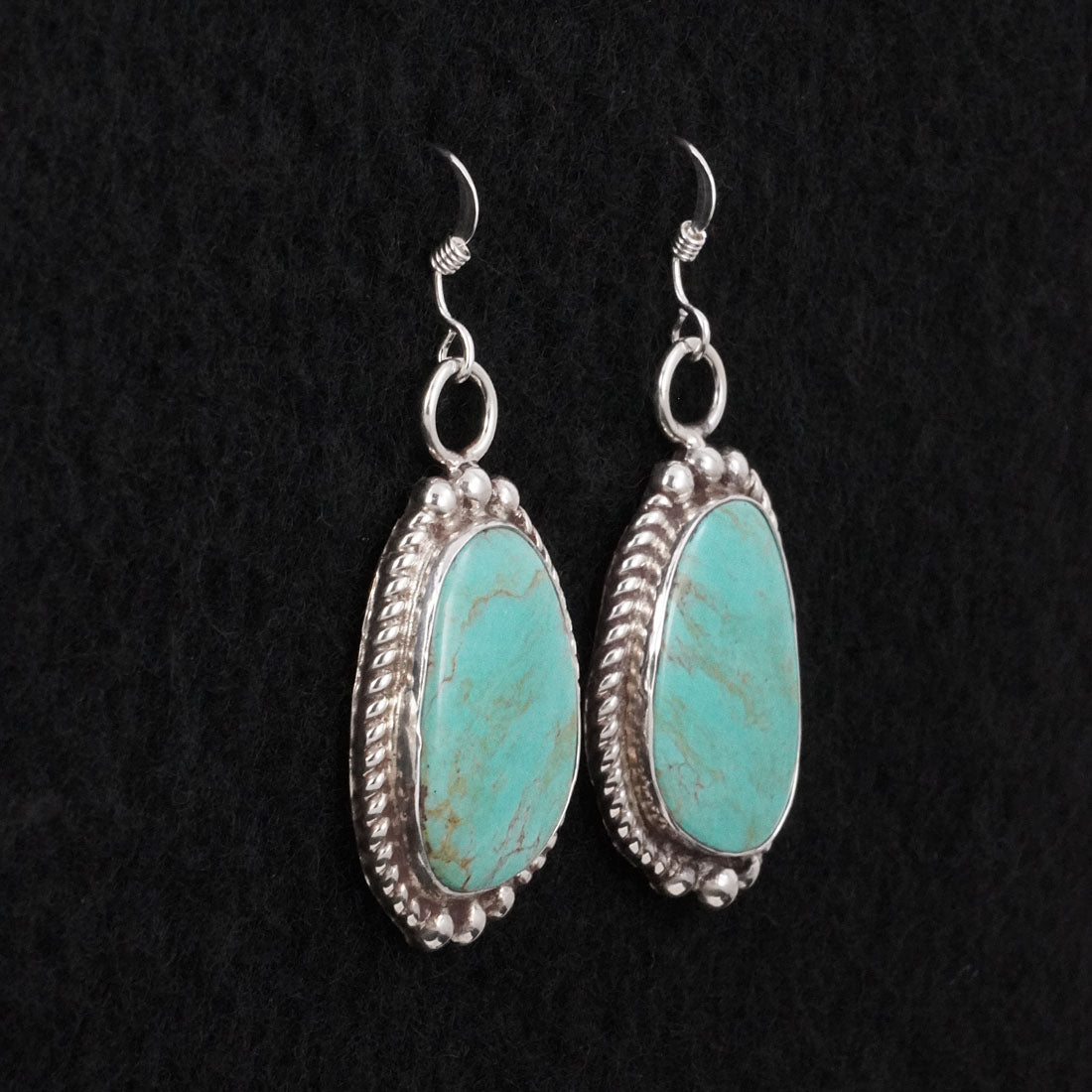 Antwone Brown Turquoise & Sterling Silver Earrings