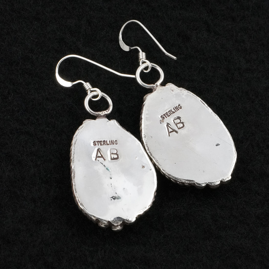 Antwone Brown Turquoise & Sterling Silver Earrings