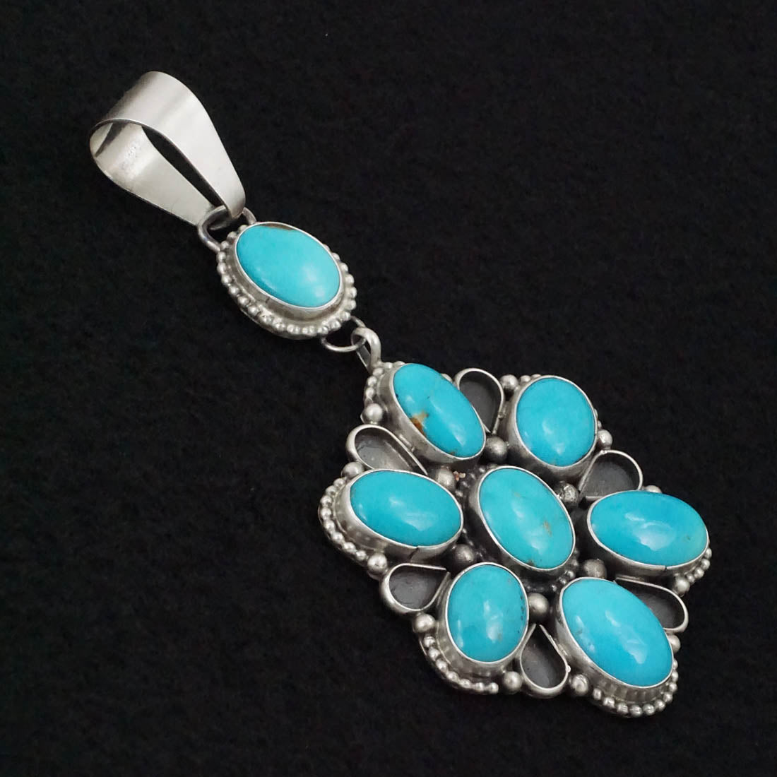 Travis Jim Turquoise & Sterling Silver Pendant