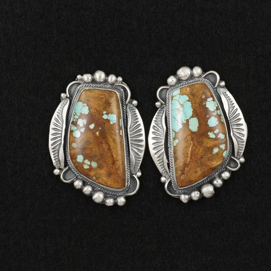 Bob Becenti Turquoise & Sterling Silver Necklace Set