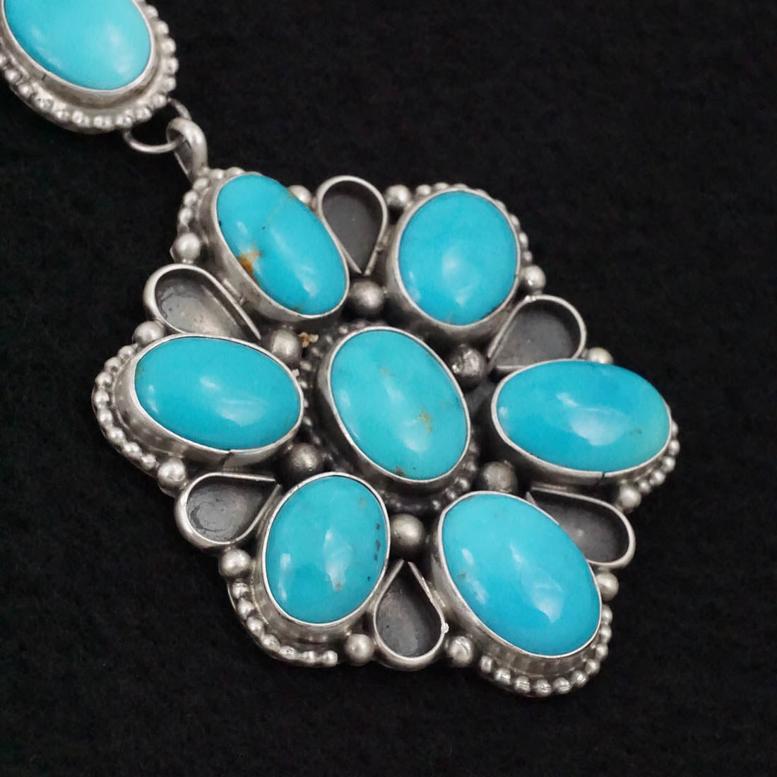 Travis Jim Turquoise & Sterling Silver Pendant