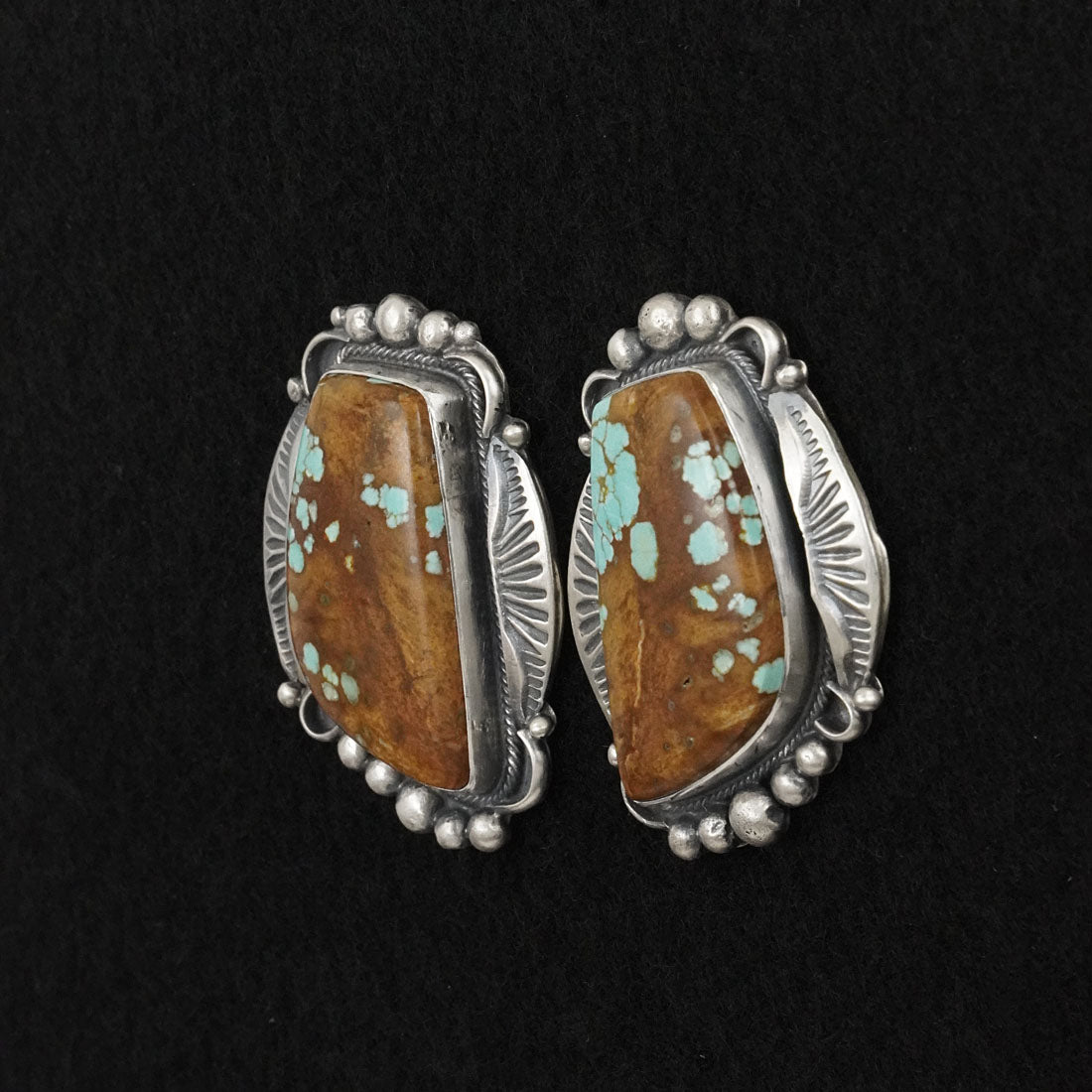 Bob Becenti Turquoise & Sterling Silver Necklace Set