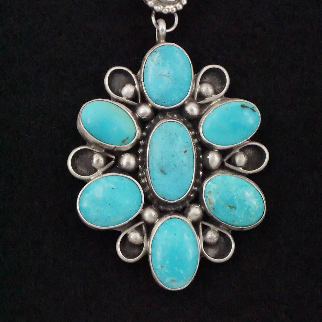 Travis Jim Turquoise & Sterling Silver Pendant