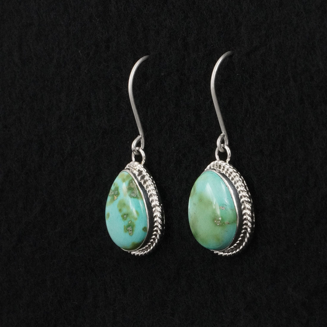 Eugene Gruber Turquoise & Sterling Silver Earrings