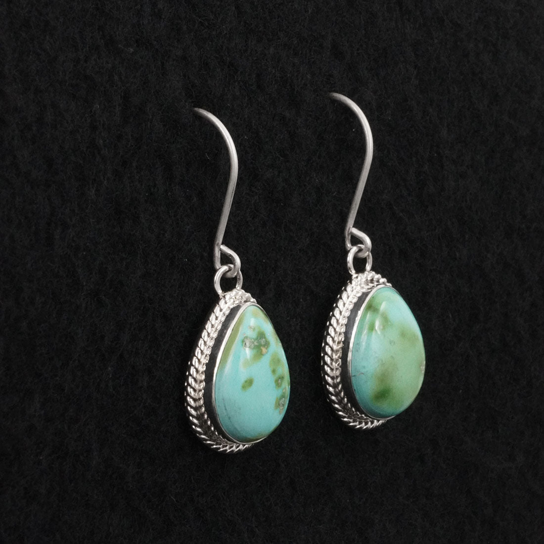 Eugene Gruber Turquoise & Sterling Silver Earrings