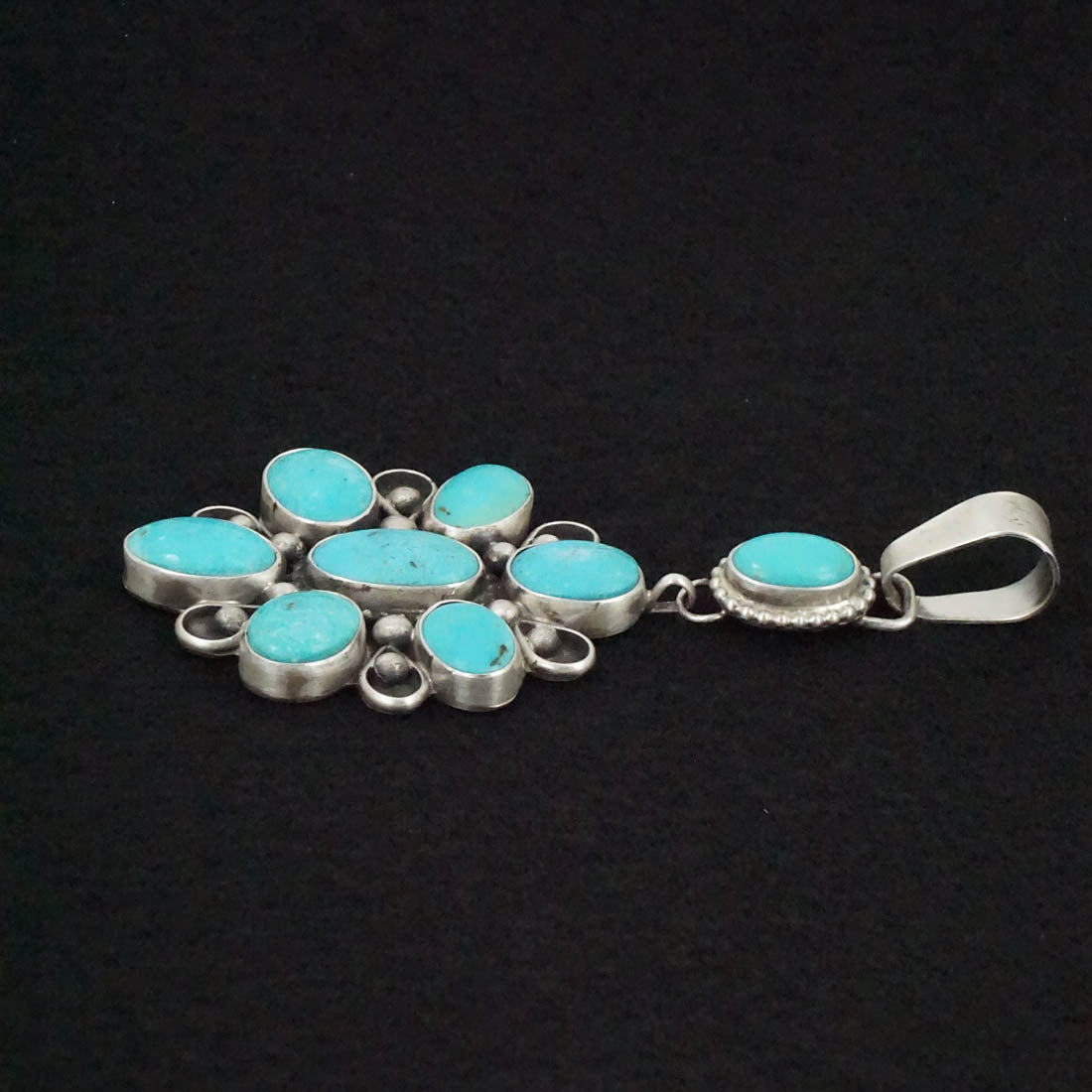 Travis Jim Turquoise & Sterling Silver Pendant