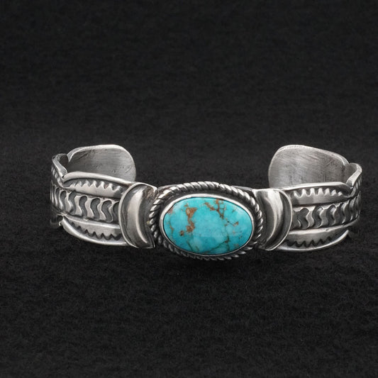 Tillie Jon Turquoise & Sterling Silver Bracelet