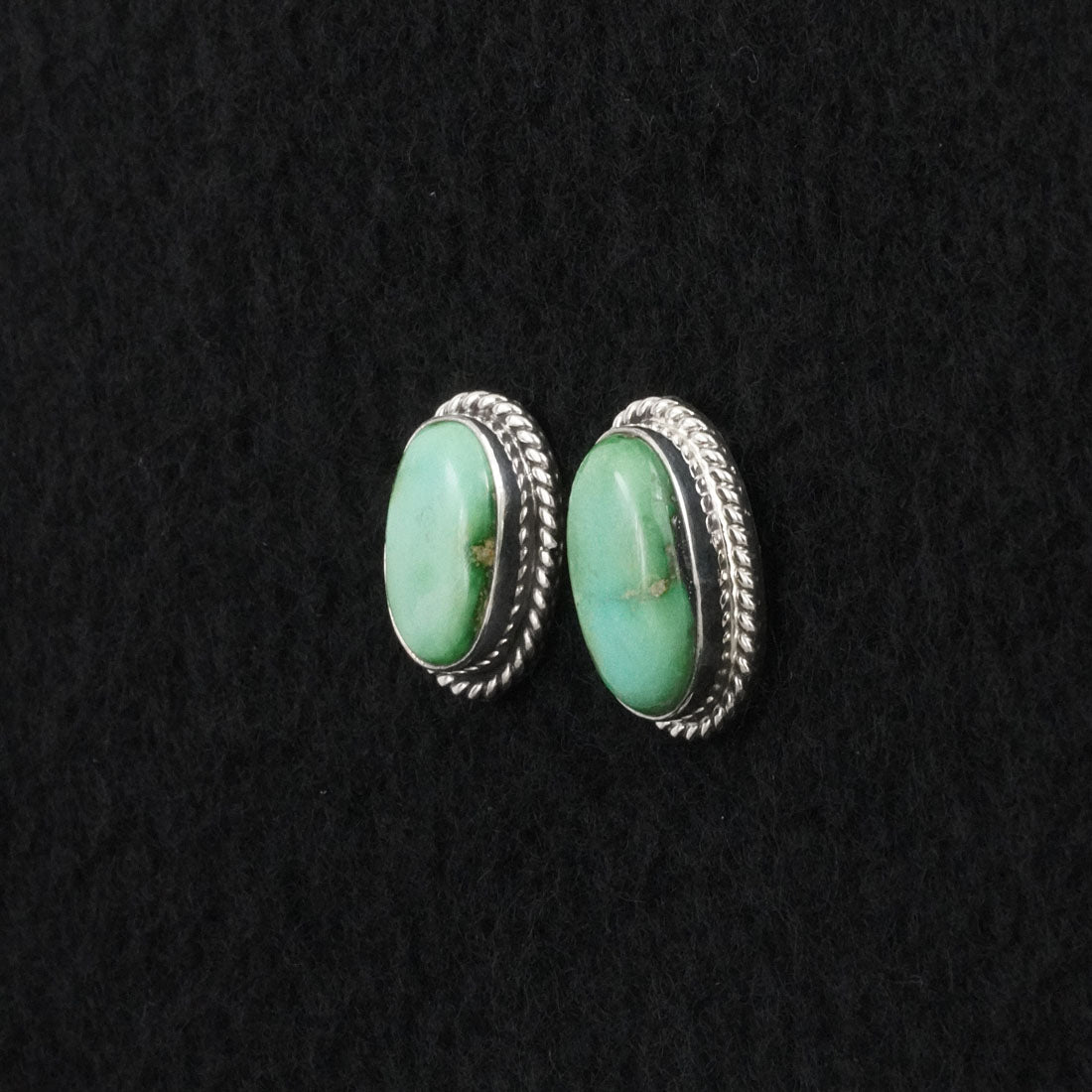 Eugene Gruber Turquoise & Sterling Silver Earrings