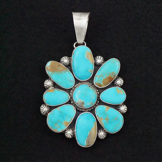 Kathleen Livingston Turquoise & Sterling Silver Pendant