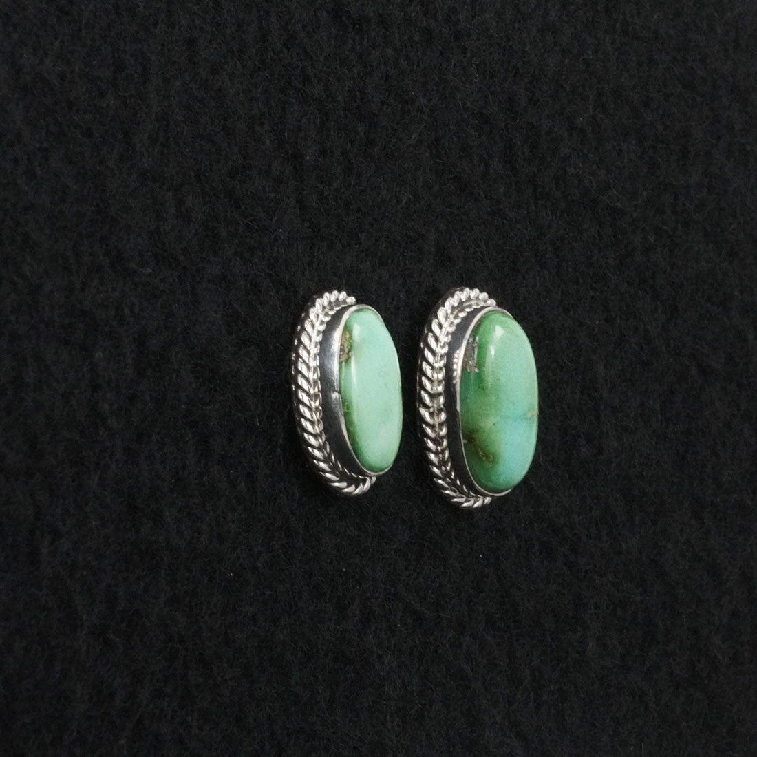 Eugene Gruber Turquoise & Sterling Silver Earrings