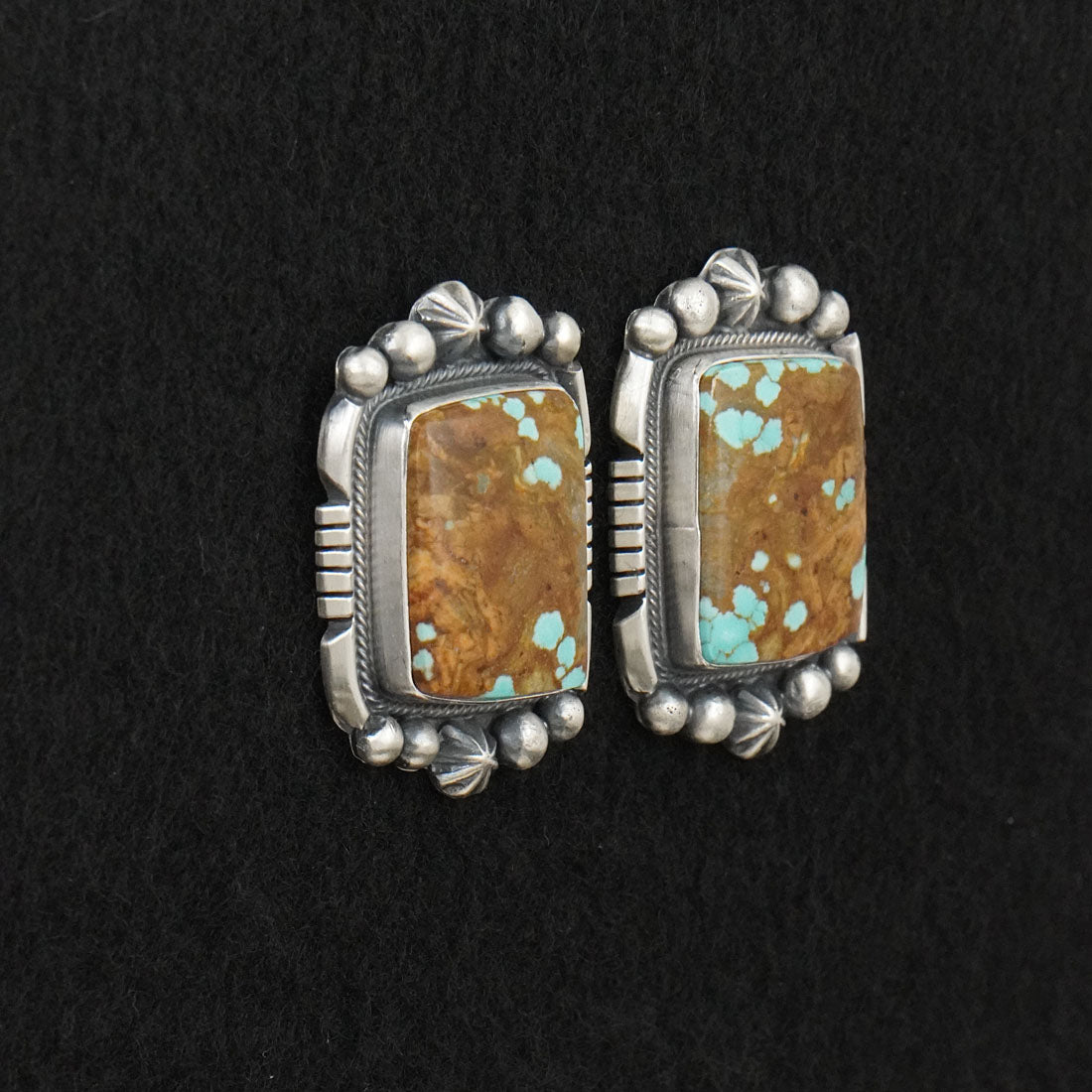 Bob Becenti Turquoise & Sterling Silver Necklace Set
