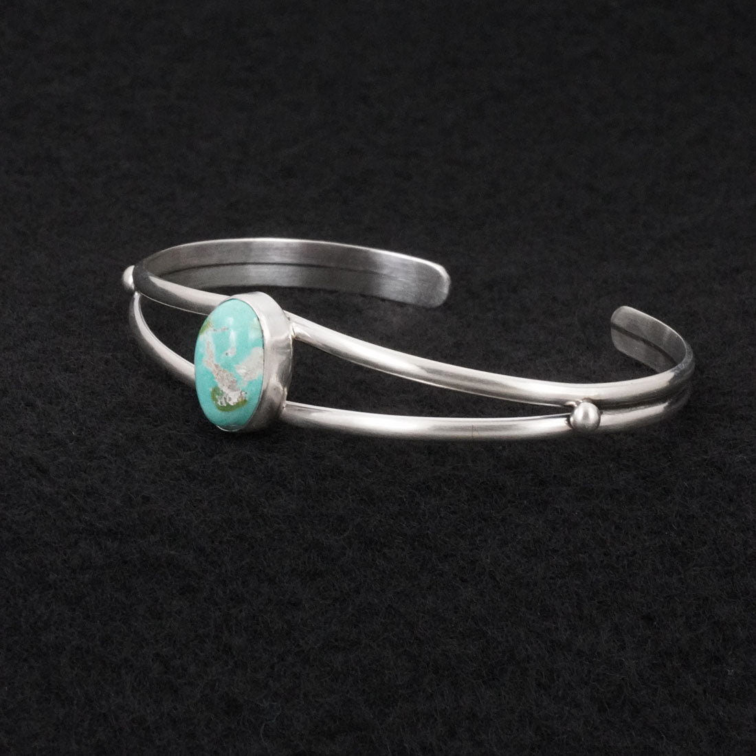Rosemary Saunders Turquoise & Sterling Silver Bracelet