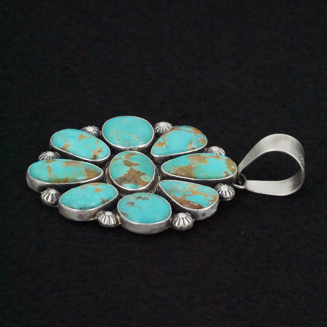 Kathleen Livingston Turquoise & Sterling Silver Pendant