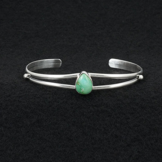 Rosemary Saunders Turquoise & Sterling Silver Bracelet