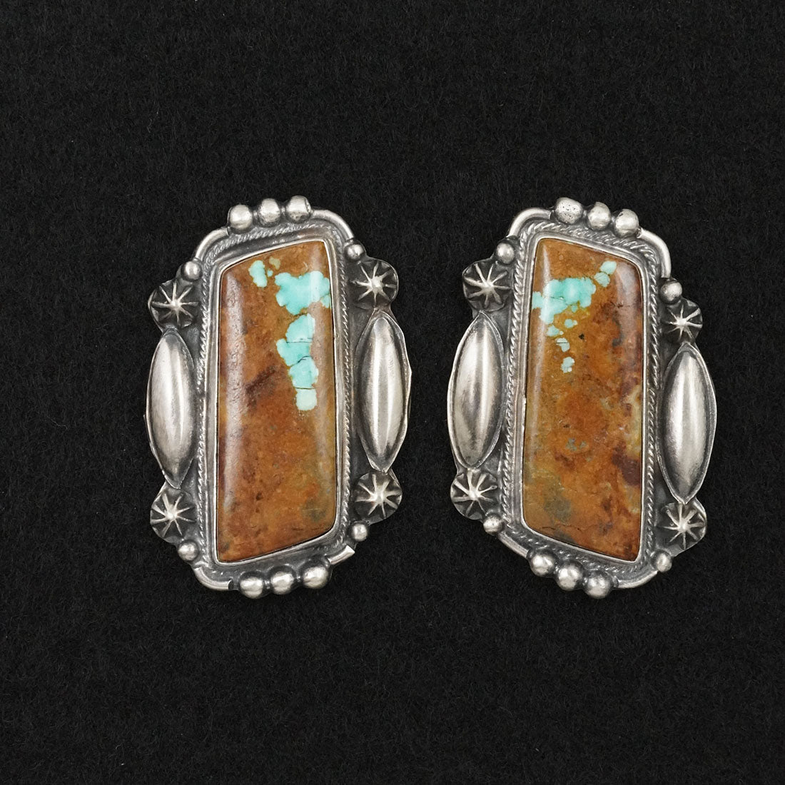 Bob Becenti Turquoise & Sterling Silver Necklace Set