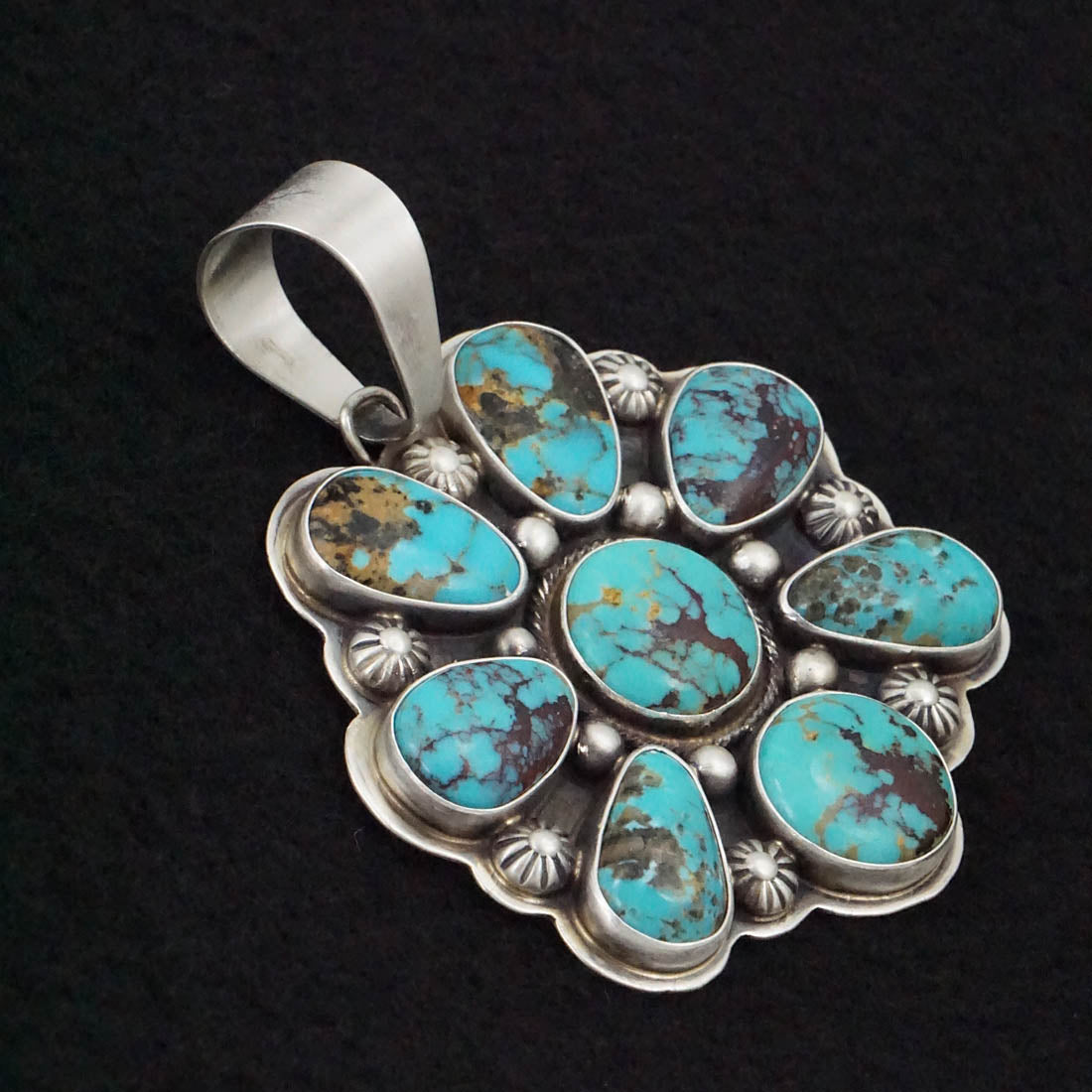 Kathleen Livingston Turquoise & Sterling Silver Pendant