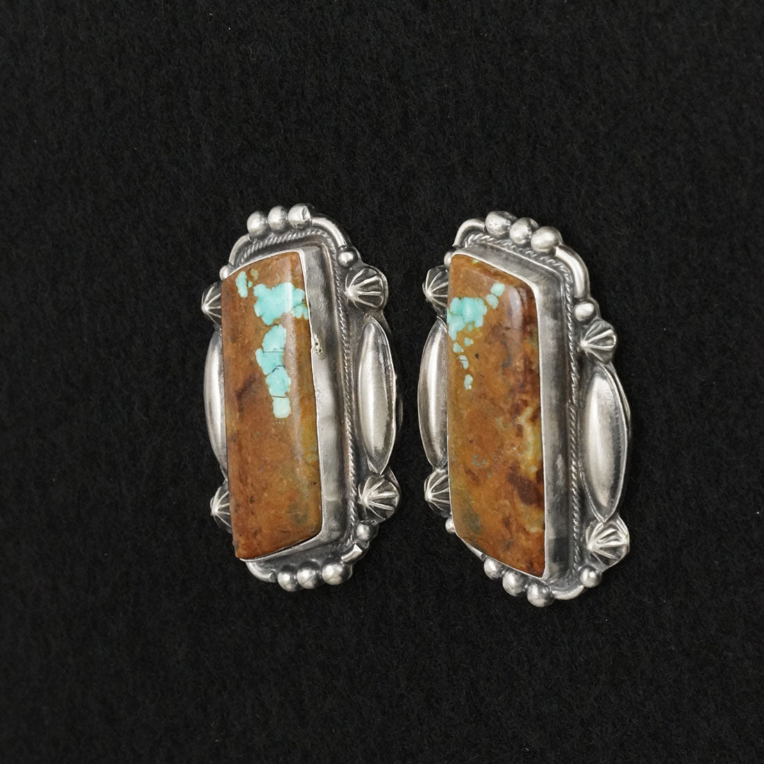 Bob Becenti Turquoise & Sterling Silver Necklace Set