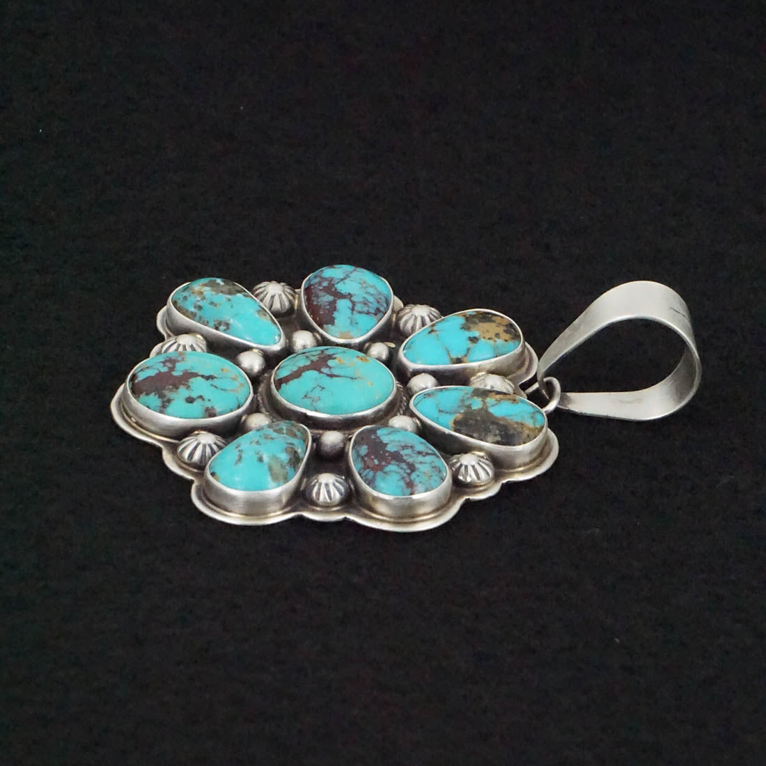 Kathleen Livingston Turquoise & Sterling Silver Pendant