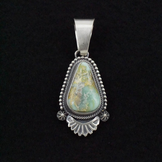 Darrin Livingston Variscite & Sterling Silver Pendant