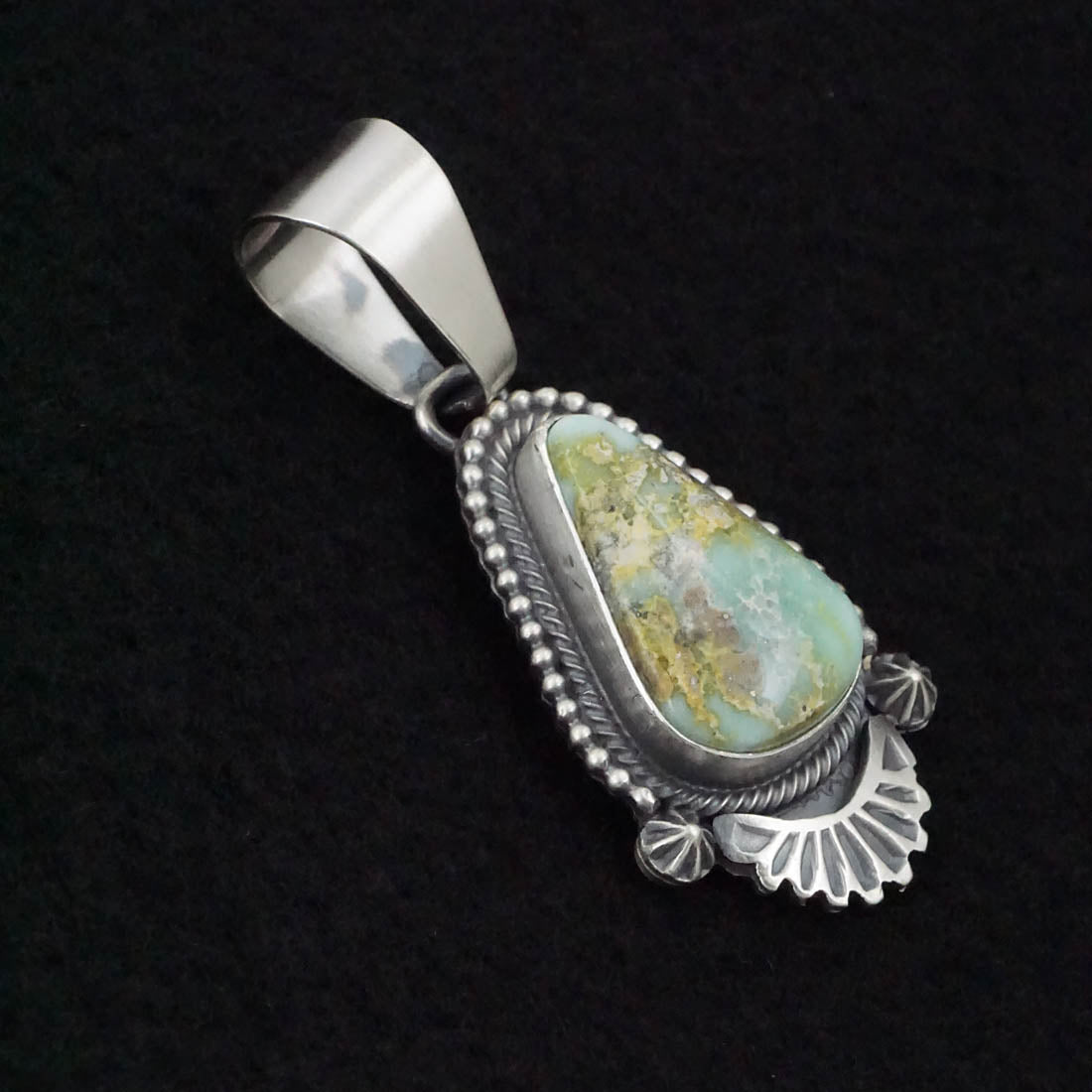 Darrin Livingston Variscite & Sterling Silver Pendant