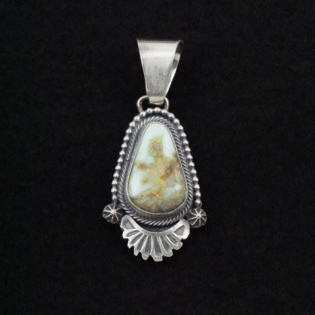 Darrin Livingston Variscite & Sterling Silver Pendant