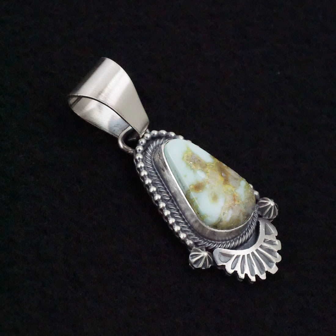 Darrin Livingston Variscite & Sterling Silver Pendant