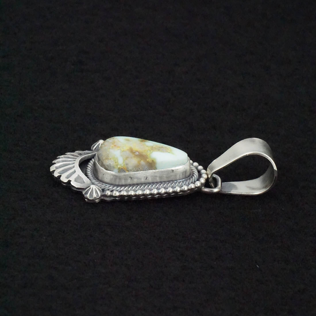 Darrin Livingston Variscite & Sterling Silver Pendant